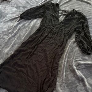 Chic Black Long Sleeve Dress